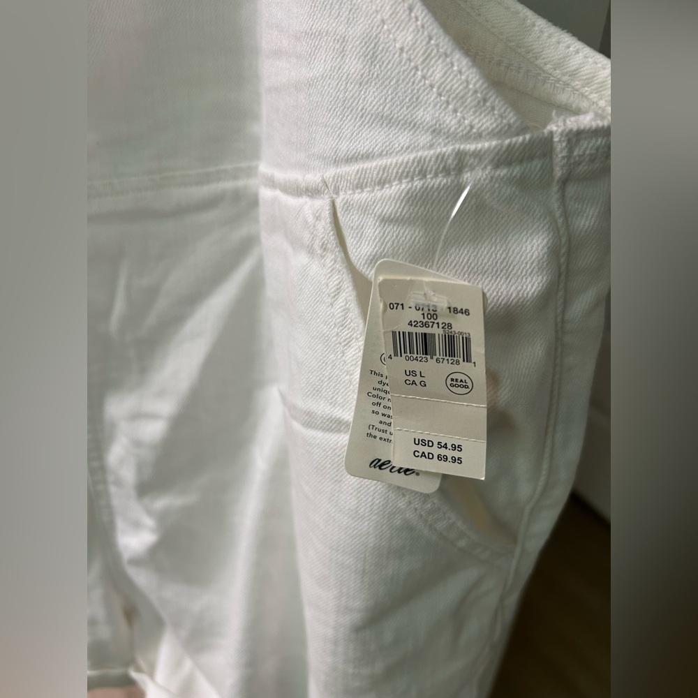 Aerie NEW White Shortalls - Picture 7 of 12